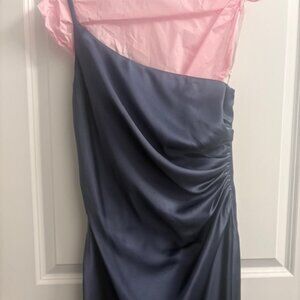 Jade Charmeuse Satin Dress_Indie Blue